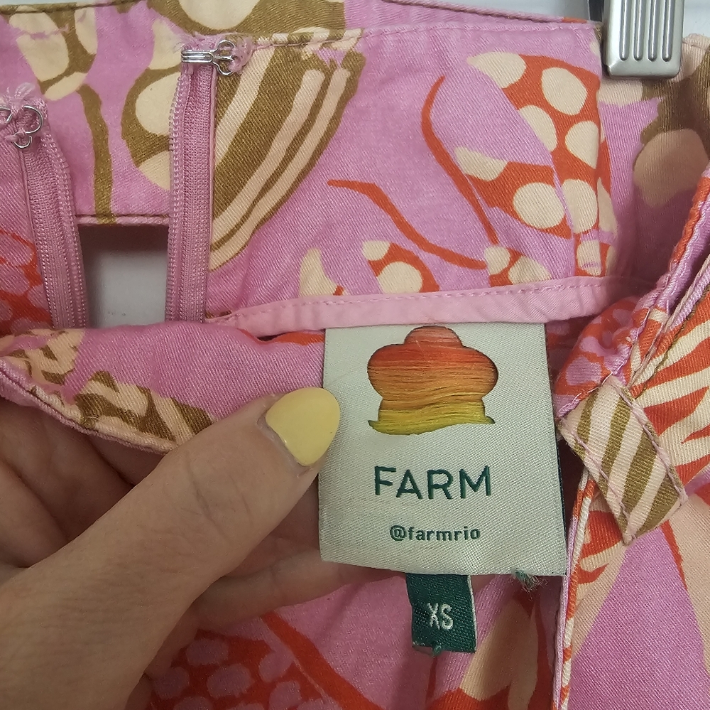 FARM Rio High Waist Shorts - Multicolor Pattern - Picture 5 of 6